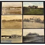 Selection of Aberdeenshire and Perthshire golfing scene postcards from the early 1900s to the