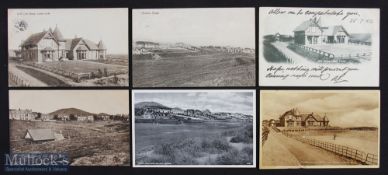 Interesting selection of early Lundin Links golf course and club house postcards from the 1900s