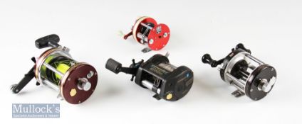 Selection of ABU multiplying reels to include ABU 1750A marked 090901 to foot^ ABU Ambassadeur