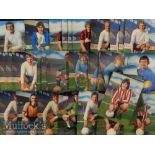 Collection of 3D Football Stars Circa 1975 featuring player photographs from Liverpool^ Man City^