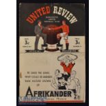 1946/47 Manchester United v Everton Football Programme date 22 Mar^ F/G overall