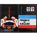 1961 & 1965 France v Wales Rugby Programmes (2): the former being the first of the regular