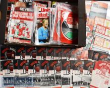 1960s to Modern Manchester United Homes Football Programmes good collection with many hundreds of