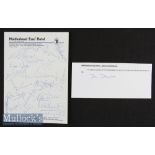 1970s Maidenhead Esso Hotel Notepaper Signed by The Welsh Squad and includes 19x signatures^ also