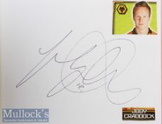 Autograph Album containing over 40 football autographs including Paul Ince^ Shaun Newton^ Paul