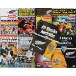 1990-2005 Australia/New Zealand Rugby Programmes E (8): New Zealand v Aus 2nd test 1990 and the