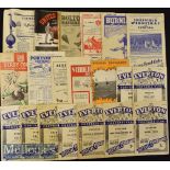 1950/51 Everton Home and Away Football Programmes to include (H) (x9)^ FAC and (A) (x11) such as