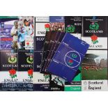 1970-2003 Scotland/England Test Rugby Programmes (17): Great run of 14 Scotland homes in the