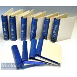 Selection of 1946/47- 1960/61 Chelsea football programme folders all blue and white with pouch