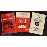 1960/1963-4 Rothmans Pall Mall Rugby Almanacs (2): The popular compact pre-tour guides - the New