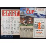 1951 FA Cup Final Blackpool v Manchester United Football Programme date 28 Apr plus Souvenir