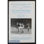 1979 Signed FA Cup Final Eve of The Final Rally programme date 11 May signed by the officials