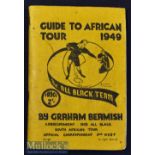 1949 All Blacks tour of South Africa Rugby Brochure: Highly attractive official souvenir brochure^