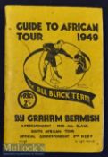 1949 All Blacks tour of South Africa Rugby Brochure: Highly attractive official souvenir brochure^