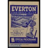 1947/48 Everton A v New Brighton Reserves Football Programme LCFA Challenge Cup date 10 Jan^