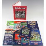 Billy Boston Signed Book together with Rugby League Final Programmes