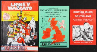 British Lions 1983 in New Zealand Rugby Programmes (3): The issues from the Lions’ games v Manawatu^