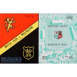 1971 British Lions to New Zealand Rugby Programmes (2): Fine editions from the Lions’ wins at