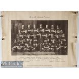 1924-5 Invincibles New Zealand All Black Tour Big Team Picture:^ print of a large contemporary