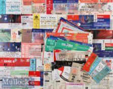 1970s-2000s Rugby Tickets and Badges Collection (c1990): Mostly Wales homes with some Aways and some