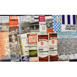 Selection of 1967/68 -1970 Tottenham Hotspur Home and Away Football Programmes to include 67/68 (