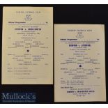 2x 1963/64 FA Youth Cup Everton Football Programmes includes Everton v Liverpool 17 Dec 63 and