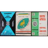 Rugby Tourists Programmes in Wales 1950s to 70s (3): South Africa (1960) and Australia (1957) at