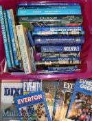 Collection of Various Everton Football Books^ Booklets etc to include A Complete Record^ Everton