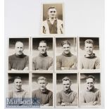Pre War Early 1930s Oldham Athletic Photocards of team players including Hacking^ Porter^ Hasson^