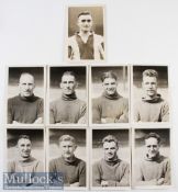 Pre War Early 1930s Oldham Athletic Photocards of team players including Hacking^ Porter^ Hasson^