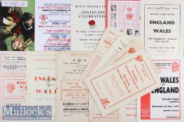 1952-2018 Wales Schools Rugby Programmes etc (15): Some big name players in seven Schools (15/16