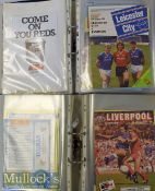 1983/84 – 86/87 Everton Home and Away Football Programme Collection includes leagues (appears