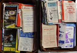 Large Selection of 1960s to Early 2000s Football Programmes many of which are Crystal Palace aways