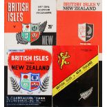 1971 British Lions to New Zealand full set of Rugby Test Programmes (4): History-making Lions’