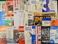 Selection of 1980s Manchester City Home Football Programmes many single sheets and include teams