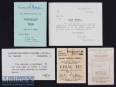 1948 FA Cup Final Manchester United v Blackpool Match Ticket date 24 Apr West Standing Enclosure^