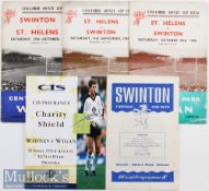 Collection of 1960s Lancashire County Cup Final match programmes and Charity Shield programmes (5) -
