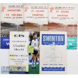 Collection of 1960s Lancashire County Cup Final match programmes and Charity Shield programmes (5) -