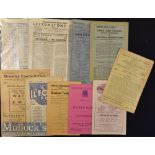 Selection of Post War Non-League Football Programmes to include 45/46 Leyton v Enfield^ 46/47