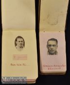 Selection of Interesting 1930s Football Autographs containing J. Connor (Sunderland)^ W.