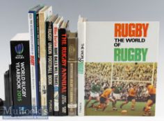 Rugby Book Collection^ Yearbooks^ Annuals etc (12): Hardback ex-lib Rothman’s Annual 1982-3; big