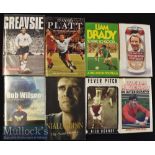 Selection of Signed Football Books appear first editions and include David Platt Achieving The Goal^