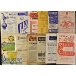 Selection of Manchester United 1950s Away Football Programmes to include 46/47 Wolverhampton