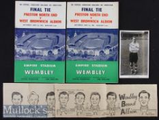 1954 FA Cup Final Preston North End v West Bromwich Albion Football Programme 1 May includes 2x