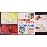 1966 British Lions Rugby Programmes in New Zealand (3): The Lions’ clashes with Auckland^ and (two