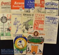 1950/51 Manchester United Away Football Programmes consists of 50/51 Birmingham City (FAC)^ Arsenal^