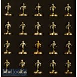 Set of 2007/08 Manchester United ‘Treble’ Season Official Presentation Miniature Metal Figurines
