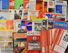 Quantity of Crewe Alexandra Home Football Programmes 1970/71 to 1980s including 70/71 (x25) Tranmere