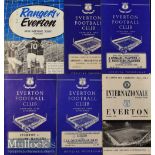 Selection of Various 1963/64 Everton Football Programmes to include v Inter Milan (H) & (A)^ v