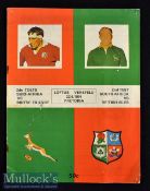 1974 British Lions to South Africa Rugby Test Programme: The large^ sought after issue for the 2nd
